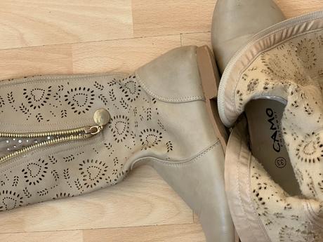 Boty & kozačky béžové camo vel. 33, camo,33