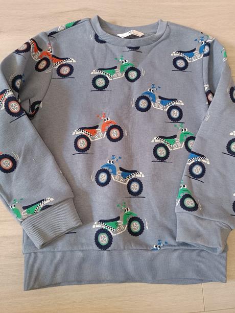 Mikina s motorky 116, marks & spencer,116