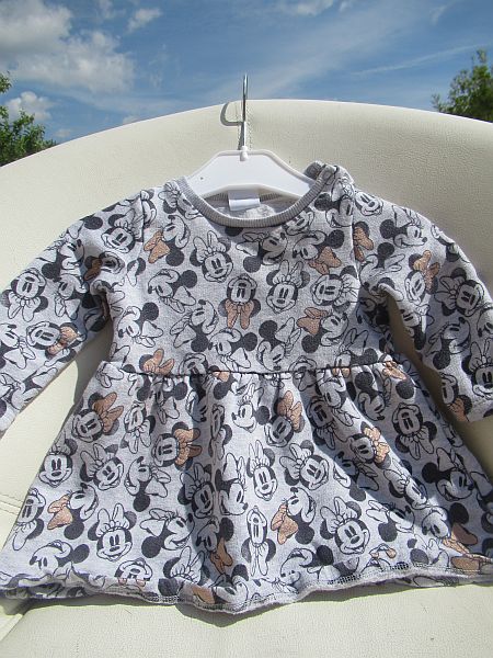 Minnie šaty s dlouhým rukávem, disney,74