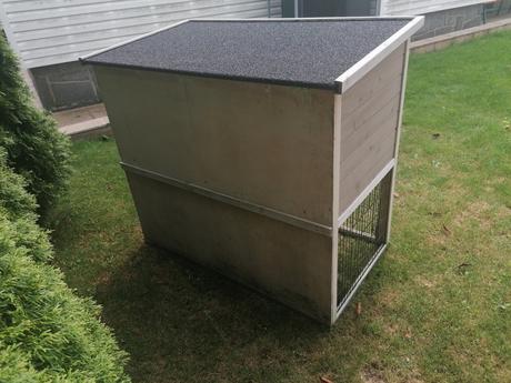 Dřevěná králíkárna stall lucky, výběh 116 65 100, 