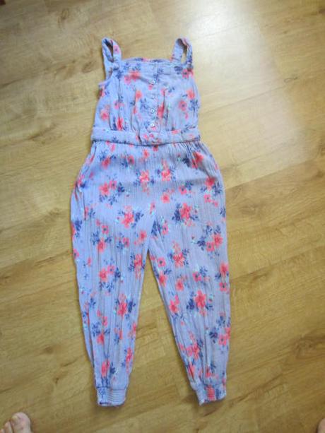 Lehoučký kytí overálek na léto, george,98