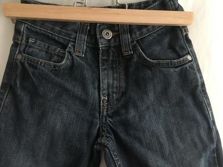 Vel. 104 tmavě modré riflové kalhoty, 104