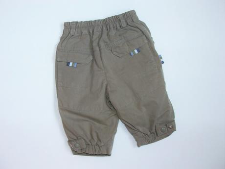 H931 podšité plátěné kalhoty v.2-4m, h&m,62