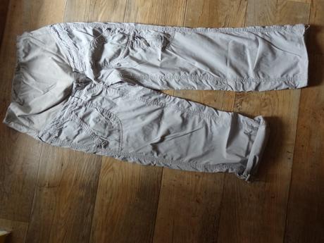 Vel.36/38, vel.s, h&m, těhotenské plátěné kalhoty, h&m,s