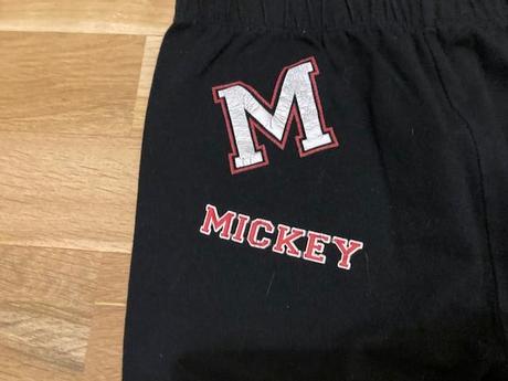 Černé legíny s mickey mousem, reserved,158