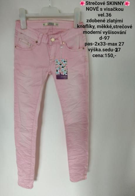 Skinny-nové, vel.36- s, 36