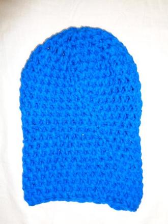 Nádherná tmavěmodrá čepice - trpaslík, 152