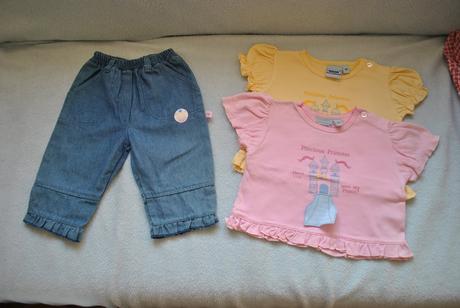 Komplet - 2x tričko a kalhoty, 80