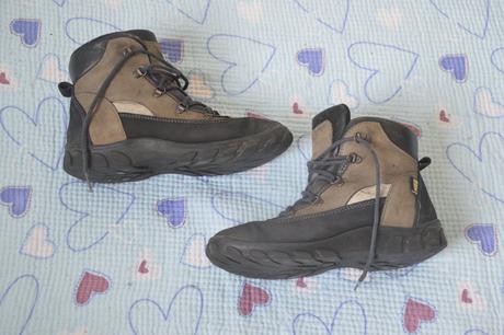 34 dzo kožené kotníkové boty pohorky, 34