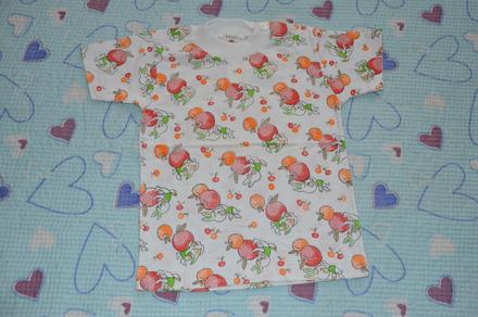 Bavlněné triko s potiskem, s cedulkou, 98