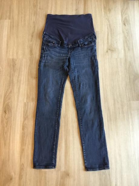 Těhotenské slim džíny h&m vel. 42, h&m,42