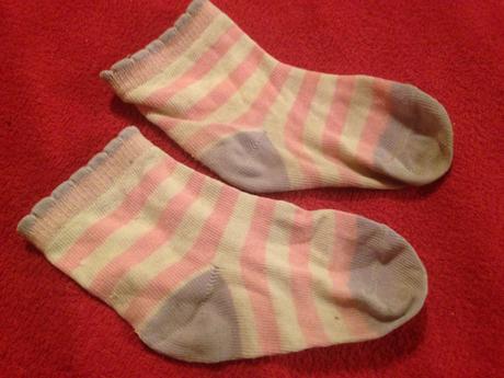 Dívčí ponožky proužky, 20