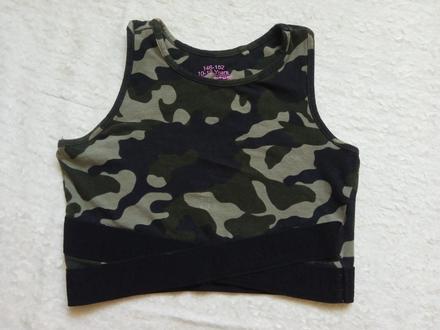 Crop top tílko 10-12let, 146