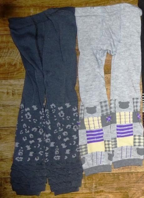 Nové kamaše pletené legíny 5ks, 86 - 116