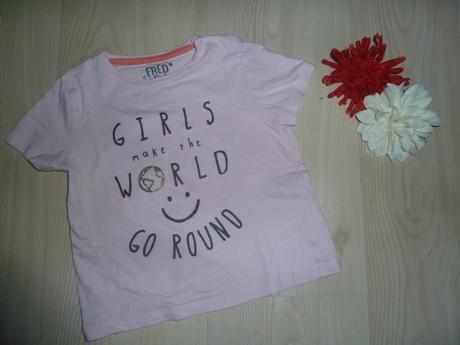 Triko s krátkým rukávem a nápisem, f&f,92