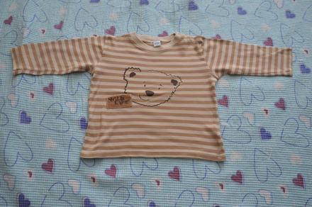 Prouhaté bavlněné triko s medvídkem 92/98 , smile,98