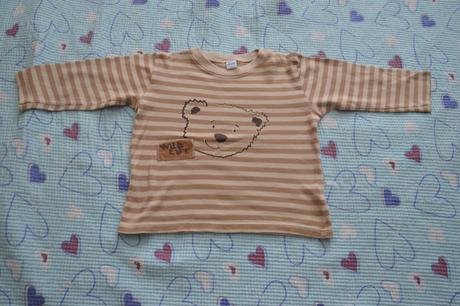 Prouhaté bavlněné triko s medvídkem 92/98 , smile,98