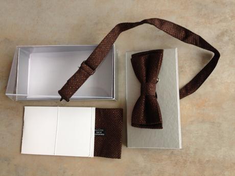 Motýlek čokoládová hnědá, zlaté třpytky, zn.hedva,