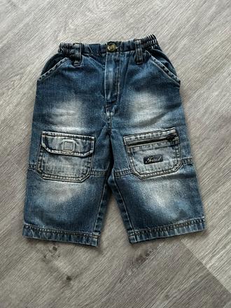 Prodám dětské džínové kraťasy trend velikost 74/80, tulec trend,74