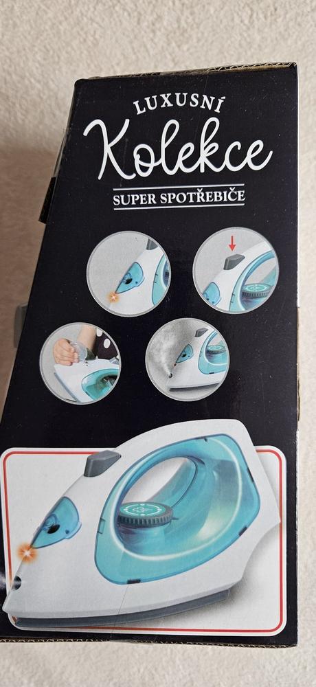 Dětská žehlička s funkcí páry rappa - nová, 