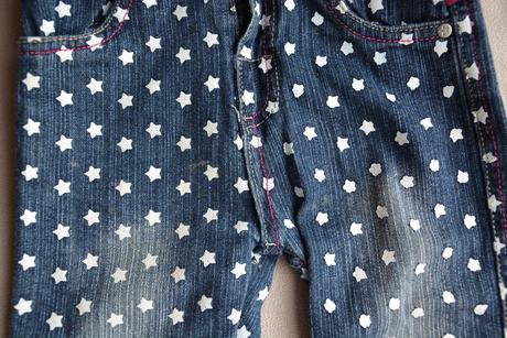 Kytičkované a hvězdičkové džíny, mexx,80