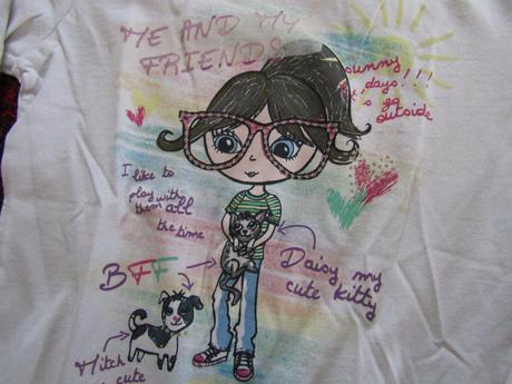 Trička pro holku s dlouhým rukávem vel.,122/128, sanrio,122