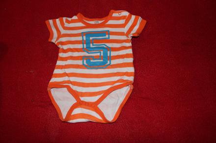 Dětské body proužky číslo 5, 68