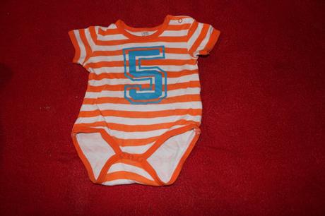 Dětské body proužky číslo 5, 68