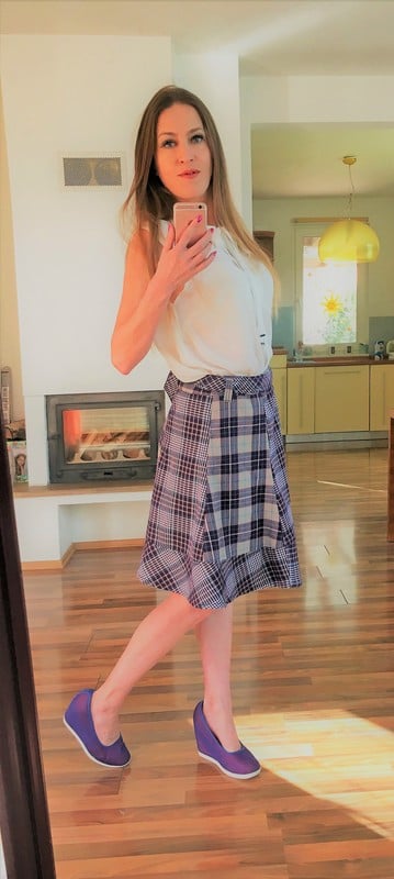 Bílá halenka s vázačkou, vel xl a více, principle, principles,xl