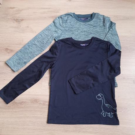 Triko (2 ks) s dl. rukávem, zn. lupilu, 122/128, lupilu,128