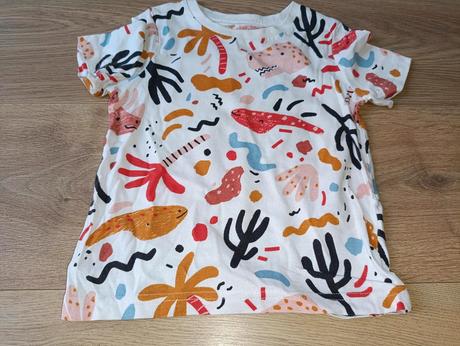 Tričko bílé se zvířátky 86 tu, tu,86