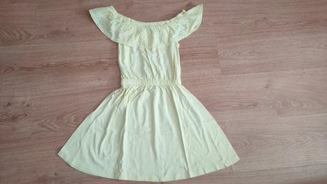 Žluté šaty, primark,140