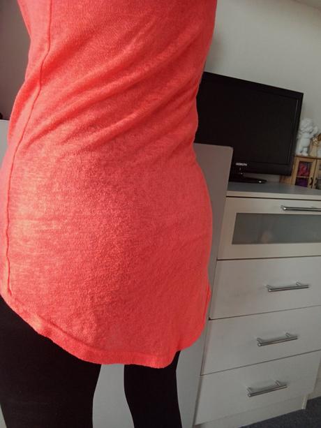 Prodloužené neonové tílko vel."m", m