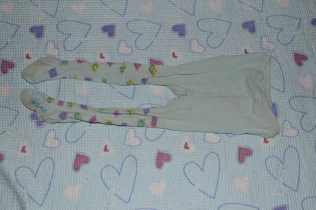 Bavlněné punčošky s písmenky, 86