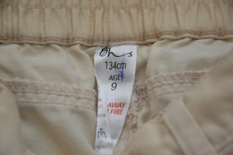 128 134 delší bavlněná sukně s výšivkou motýla, bhs,134