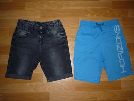 2x kraťasy vel 140-146, zn. reserved, reserved,140
