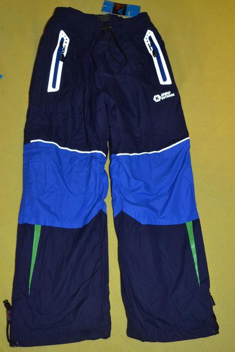 Oteplené kalhoty kugo šusťákové,146, kugo,146