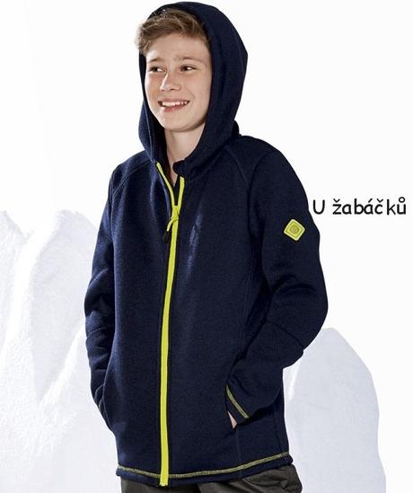 Teplá mikina-bunda s kapucí vel. 134/140, crivit,134 / 140