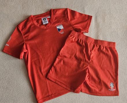 Dětský fotbalový dres, tričko, kraťasy, 122/128, 122