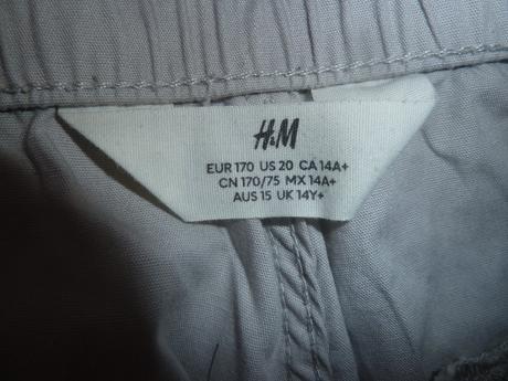 Široké kapsáče, h&m,170