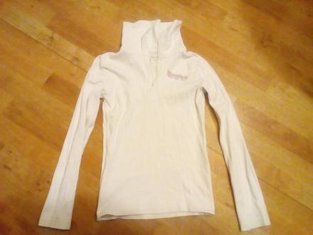 Bílé bavlněné tričko/mikina, 140