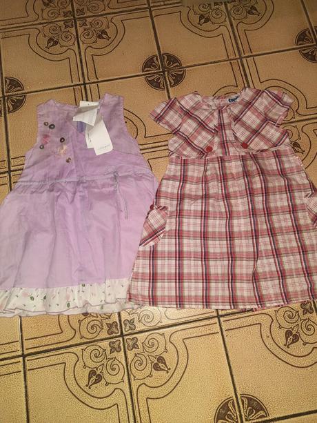 Nové dívčí plátěné šaty vel. 92 - 98, tulec trend,92