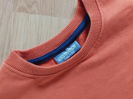 Mikina cihlová lets go play vel. 146-152, 146