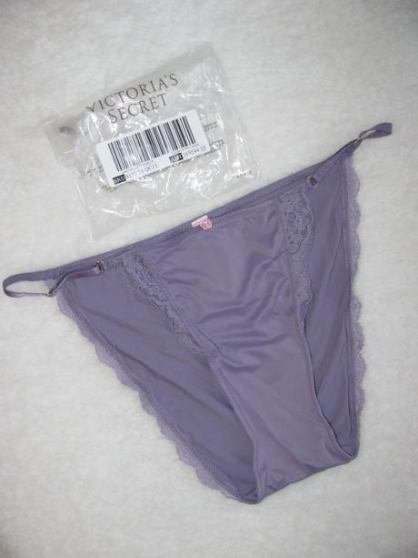 Luxusní fialové bikinové kalhotky v.s., victoria's secret,l