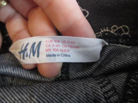 Džegíny hello kitty., h&m,110