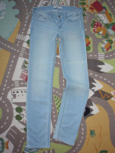 Kalhoty-džíny-rifle-skinny 3r w26/l32., hollister,26