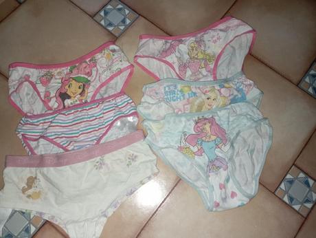 6 x kalhotky -6/7 a 7/8 let, 122