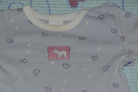 Body dlouhý rukáv, motiv lední medvěd, 80