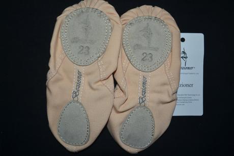 Gymnastické cvičky,stélka 15cm, 23 / 24 / 25