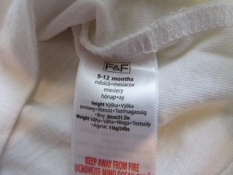 Tričko., f&f,86